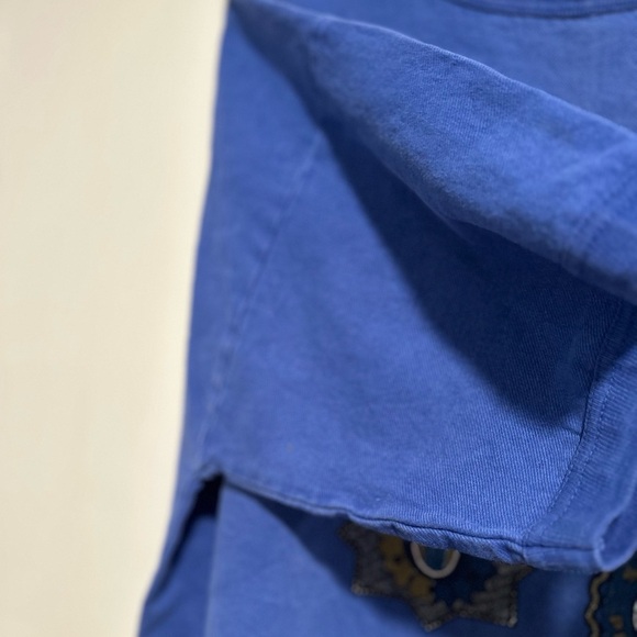 Vintage 90s Size: 18/20 Bonjour Jeans Graphic Oversized Boxy Blue Tee. - Picture 13 of 14
